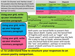 Unseen Poetry - AQA GCSE - Complete Pack | Teaching Resources