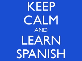 Spanish topic worksheets - ideal for revision or cover