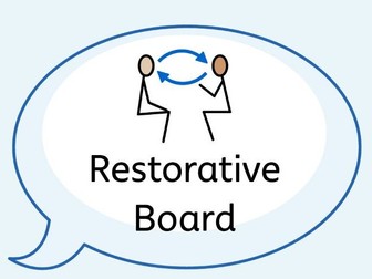 Restorative Board | Behaviour Support | Visual Feelings & Regulation Cards | SEND | Widgit Symbols