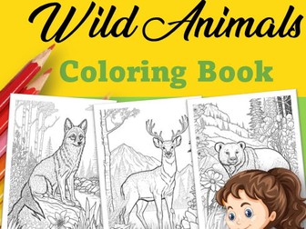 Wild Animals Coloring Fun