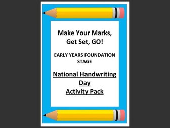 Handwriting - EYFS - Make Your Marks, Get Set, GO!