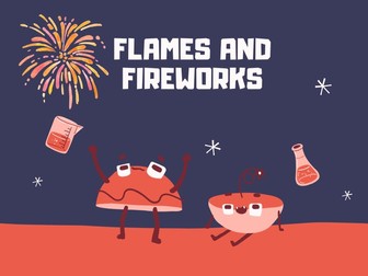 Fun chemistry lesson on fireworks and flame tests