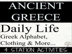 Life in Ancient Greece Center Activities for Ancient Greece Unit