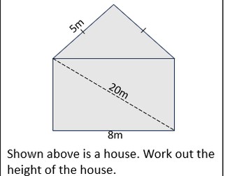 Pythagoras Worksheet + Answers (Editable)