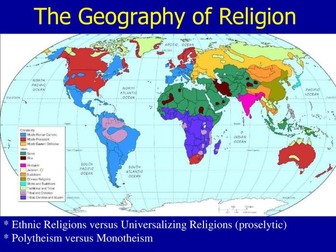 The Geography of Religion SEQUENCE OF 12 LESSONS