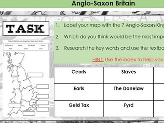 Anglo-Saxon Society Lesson