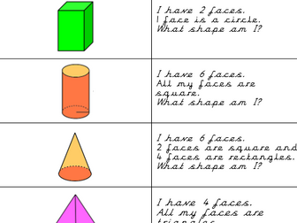 2D shapes on 3D shapes