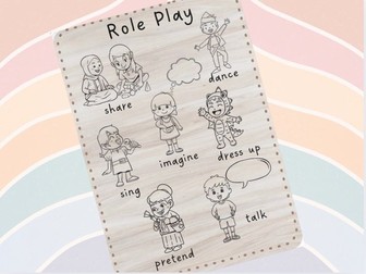 Display - Role Play Skills Poster & Disks