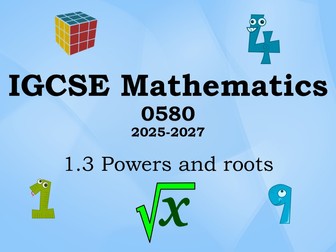 1.3 Powers and roots