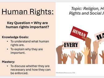 Human Rights Lesson