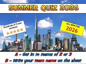 2026 - End of Year Quiz