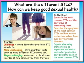 STIs Sexual Health PSHE