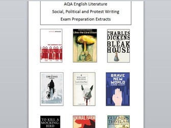 AQA English Literature: Extracts for Revision (Social, Political, Protest)