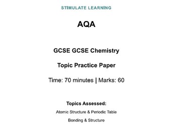 AQA GCSE Chemistry: Atomic Structure & Bonding Paper