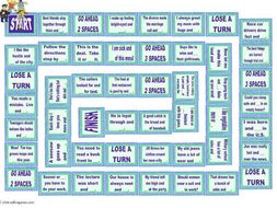 Word Pairs or Binomials Animated Board Game