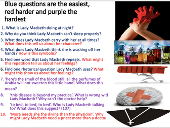 Macbeth Act 5 Scene 1 - Questions