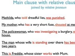 complex sentences with relative clauses by realllanguages teaching