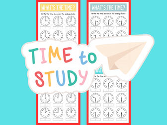 Activities printable know the time for kids