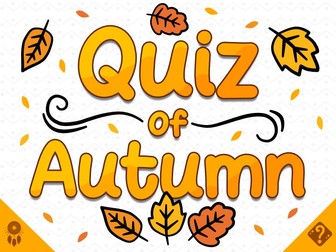 Quiz of Autumn | Fall Quiz | Educational Fun Trivia Activity