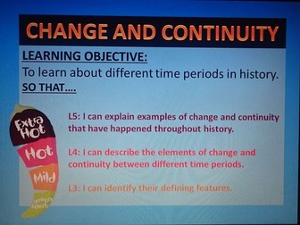 History Skills - Change and Continuity