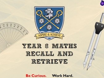 Year 8 Recall & Retrieve / Skills Check