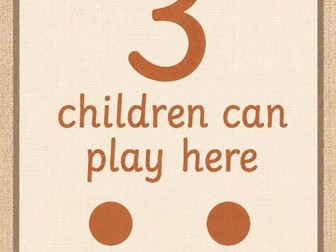 X number of children can play here