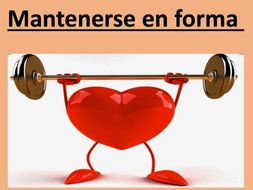Mantenerse en forma - Healthy lifestyle.