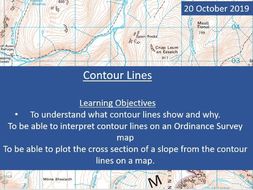 KS3 year 7 Lesson on Contour Lines | Teaching Resources