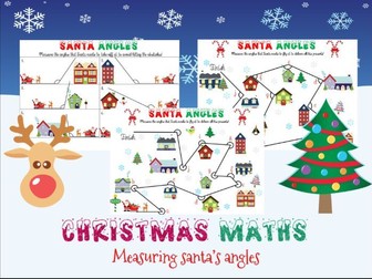 Christmas maths: measuring angles