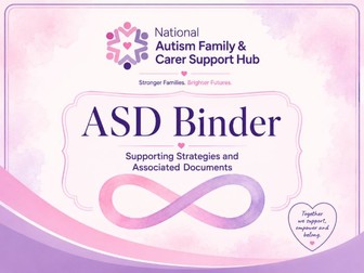 ASD Binder (FULL) - Supporting Strategies and Associated Documents