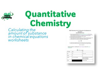 Amount of Substances in Equations GCSE Chemistry Worksheets