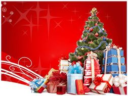 merry christmas powerpoint template by templatesvision com