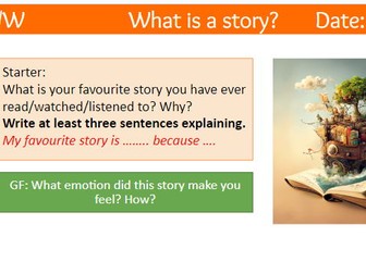 Short Story to teach Structure SOW