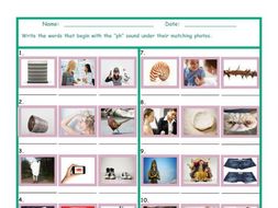 Phonics 2 Letter Digraph PH Photo Worksheet