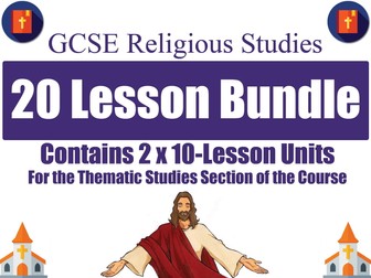 'Religion & Life' + 'Religion, Crime & Punishment)' (20 Lessons) [GCSE RS - AQA]