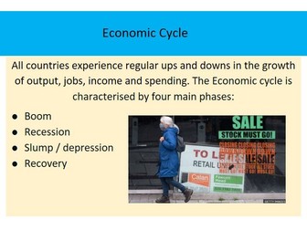 A Level Economics 2.1.1 Economic Growth Lsn 2. The economic cycle and GDP