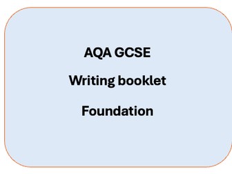 AQA GCSE Foundation Writing booklet