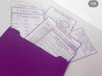 Times Table Activity Pack