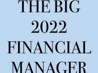 2022 Teachers financial budget planner