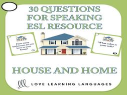 30 ESL conversation starters and speaking prompts - House and Home