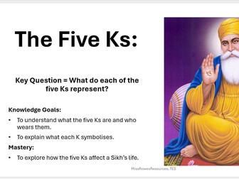 The 5 Ks Lesson