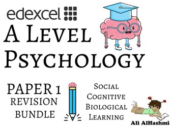 Edexcel A Level Psychology Paper 1 Bundle