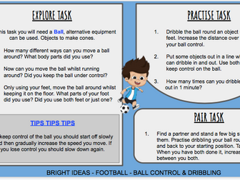 Social Distanced PE - FOOTBALL LESSONS