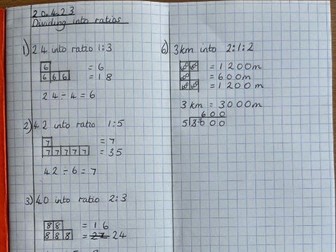 Maths presentation expectations display