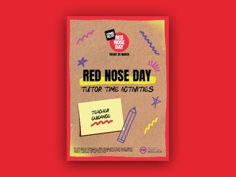 Red Nose Day Tutor Time Activities