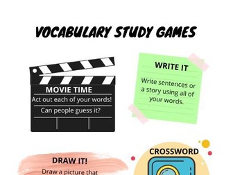 VOCABULARY STUDY