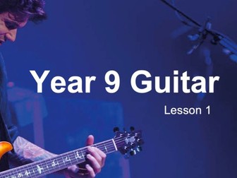 Year 9 Guitar Module