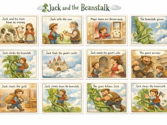 Jack and the Beanstalk Story Sequencing