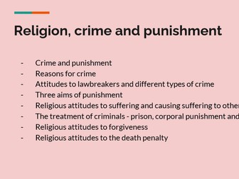 Crime and Punishment revision PowerPoint