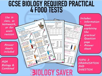 GCSE Biology Practical - 4 Food Tests